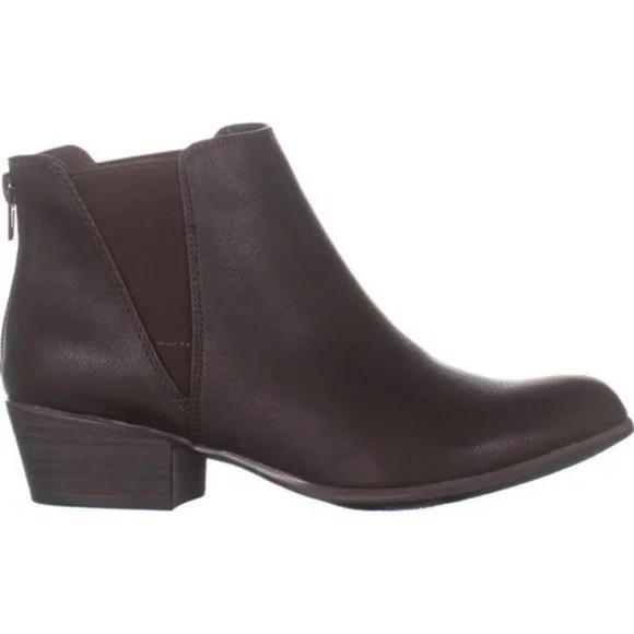New Esprit Faux Leather Almond Toe Booties 7.5M​ - Picture 3 of 6